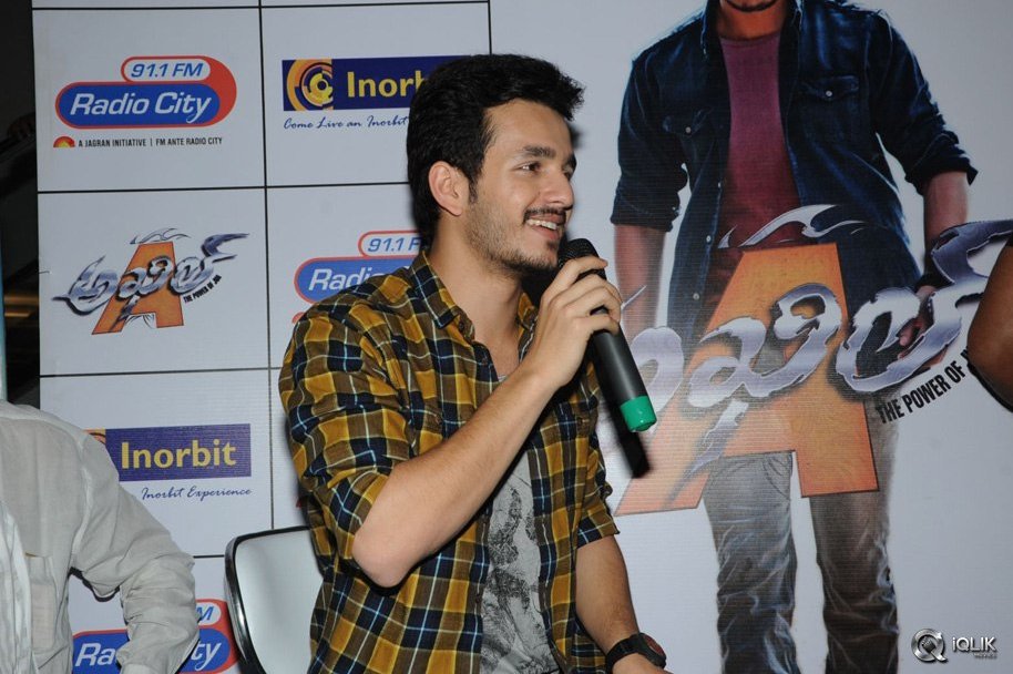 Akhil-Movie-Promotions-at-Inorbit-Mall